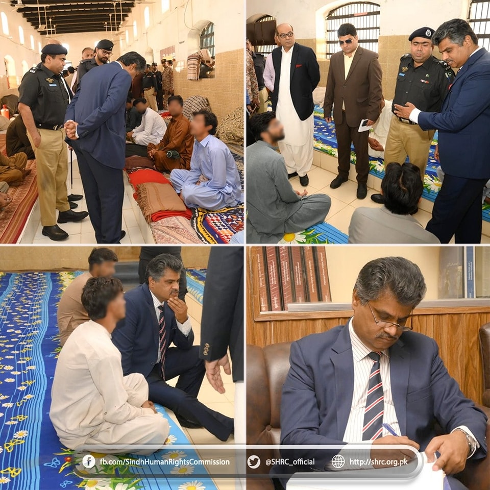 Chairperson (SHRC) visited the Central Jail Hyderabad