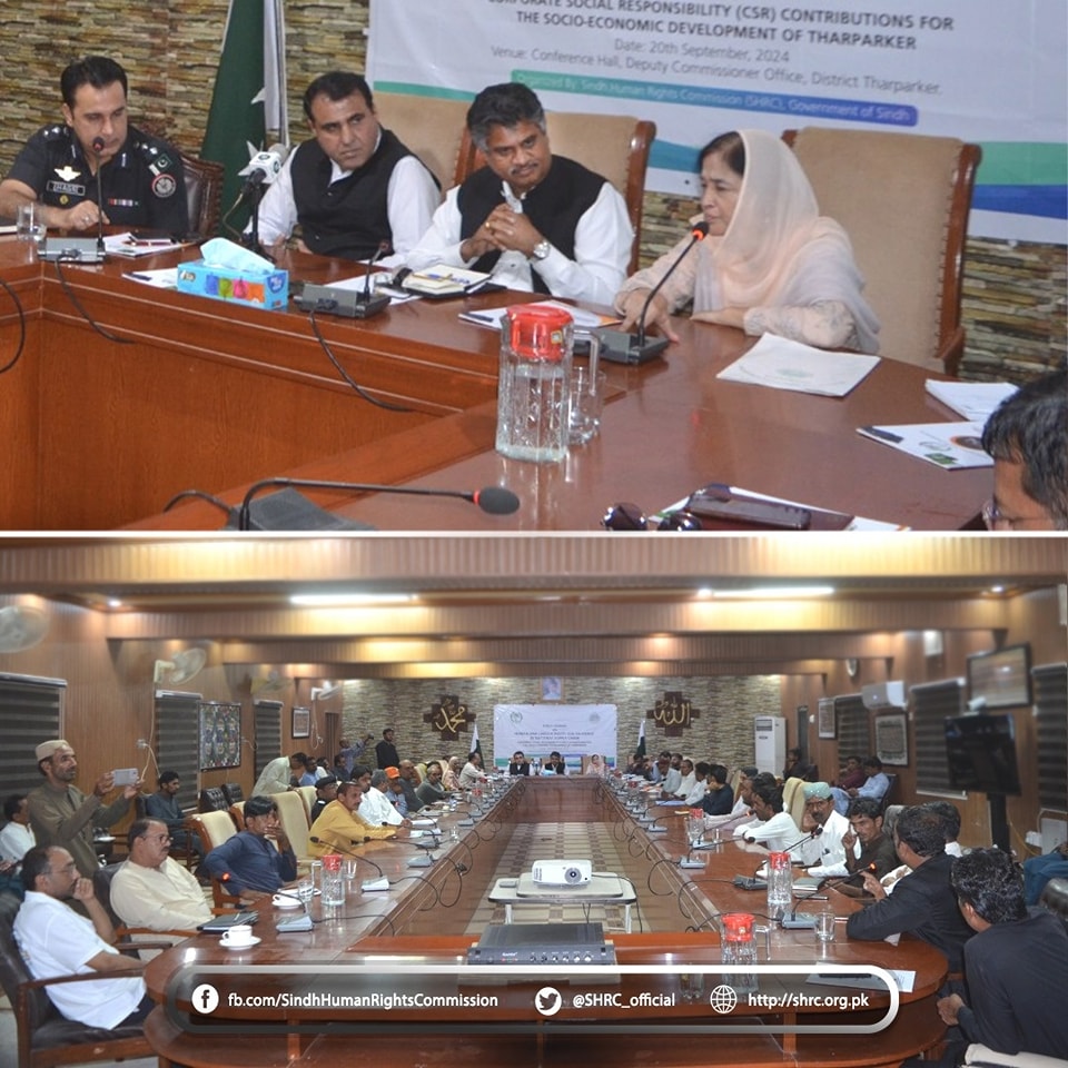 Public Hearing on Human and Labour Rights Due Diligence and Corporate Social Responsibility (CSR) Contributions in Tharparkar
