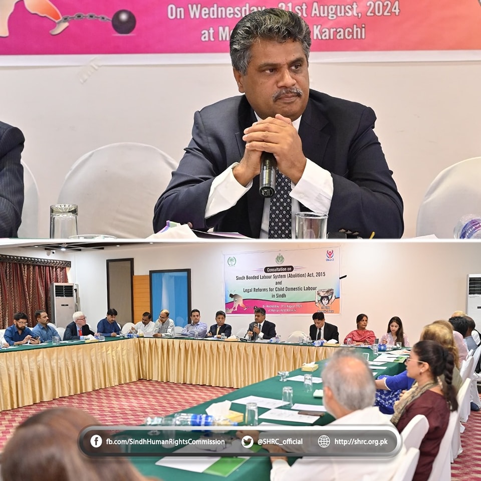 Consultation Session on Bonded Labour and Child Domestic Labour in Sindh