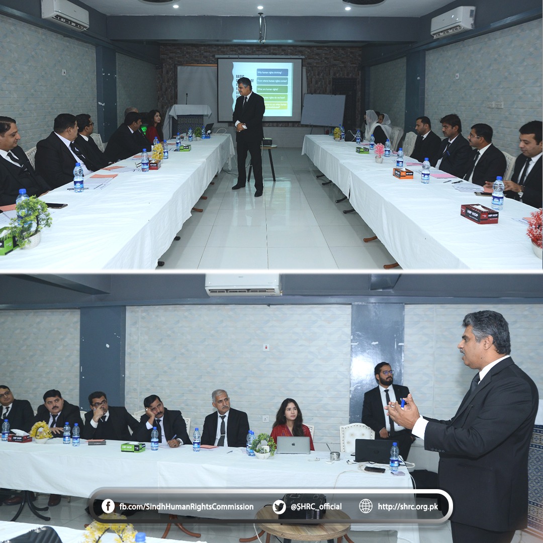 SHRC & SJA Conclude Human Rights Laws Workshop in Sukkur Division