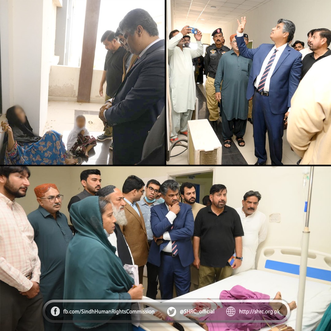 Chairperson (SHRC) visited New Civil Hospital Mirpurkhas