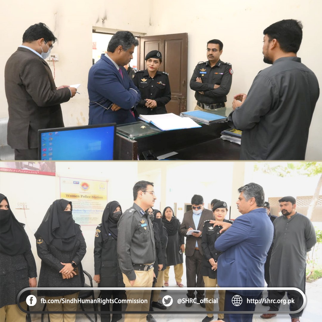 Chairperson (SHRC) visited the Women Police Station in Hyderabad