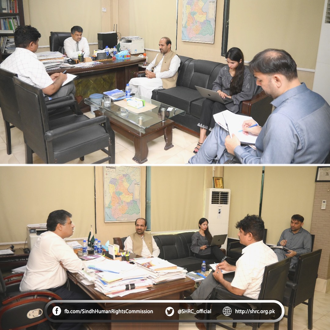 The Chairperson (SHRC) had a meeting with delegation from Islamic Relief Pakistan.