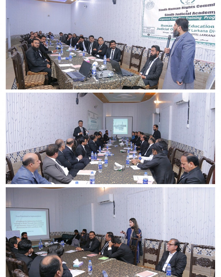 SHRC & SJA Conclude Human Rights Laws Workshop in Larkana Division