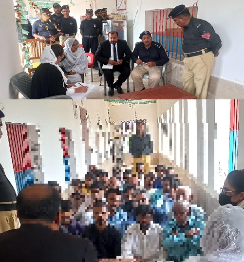 Mr. Mohsin Sajjad, Law Consultant of SHRC Regional office Sukkur, visited Shikarpur Jail.