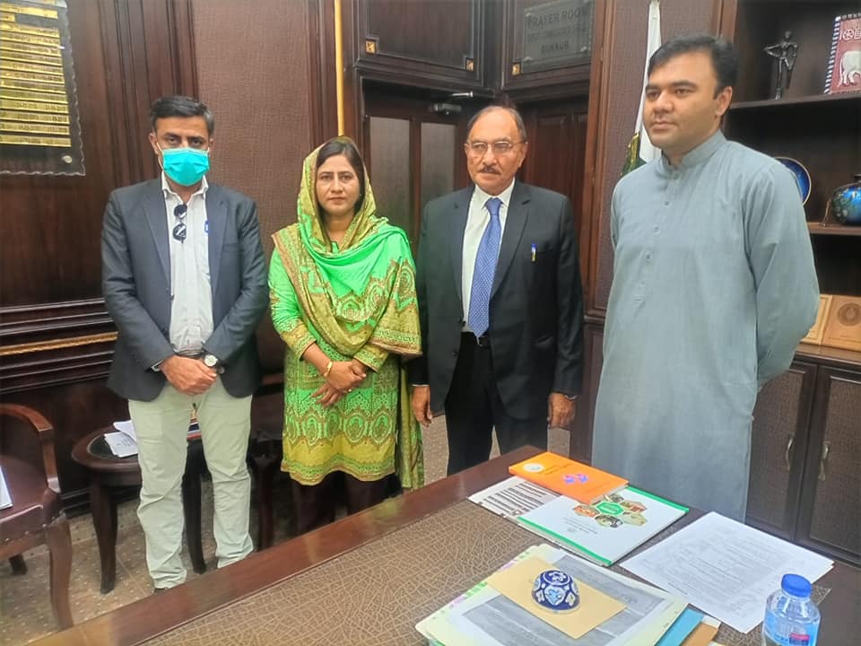 Meeting with Deputy Commissioner Sukkur