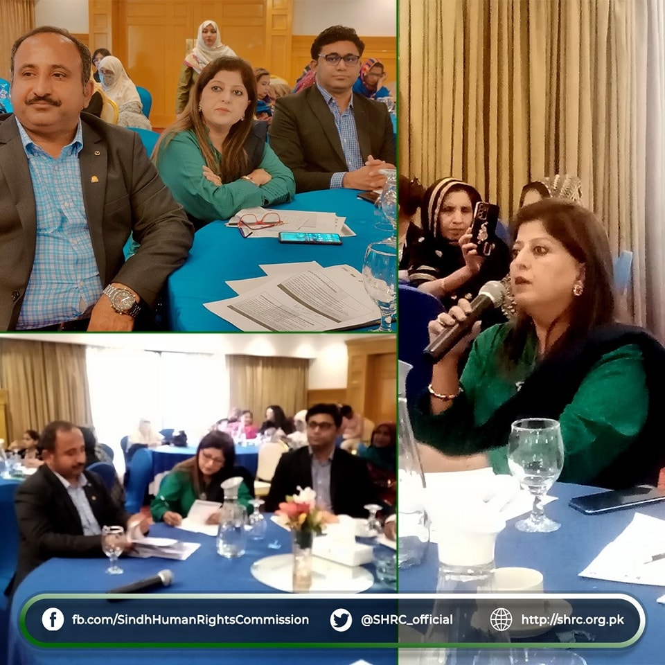 Public Relations Officer (SHRC) represented the Commission at the Feminist Manifesto Consultation organized by the Aurat Foundation.