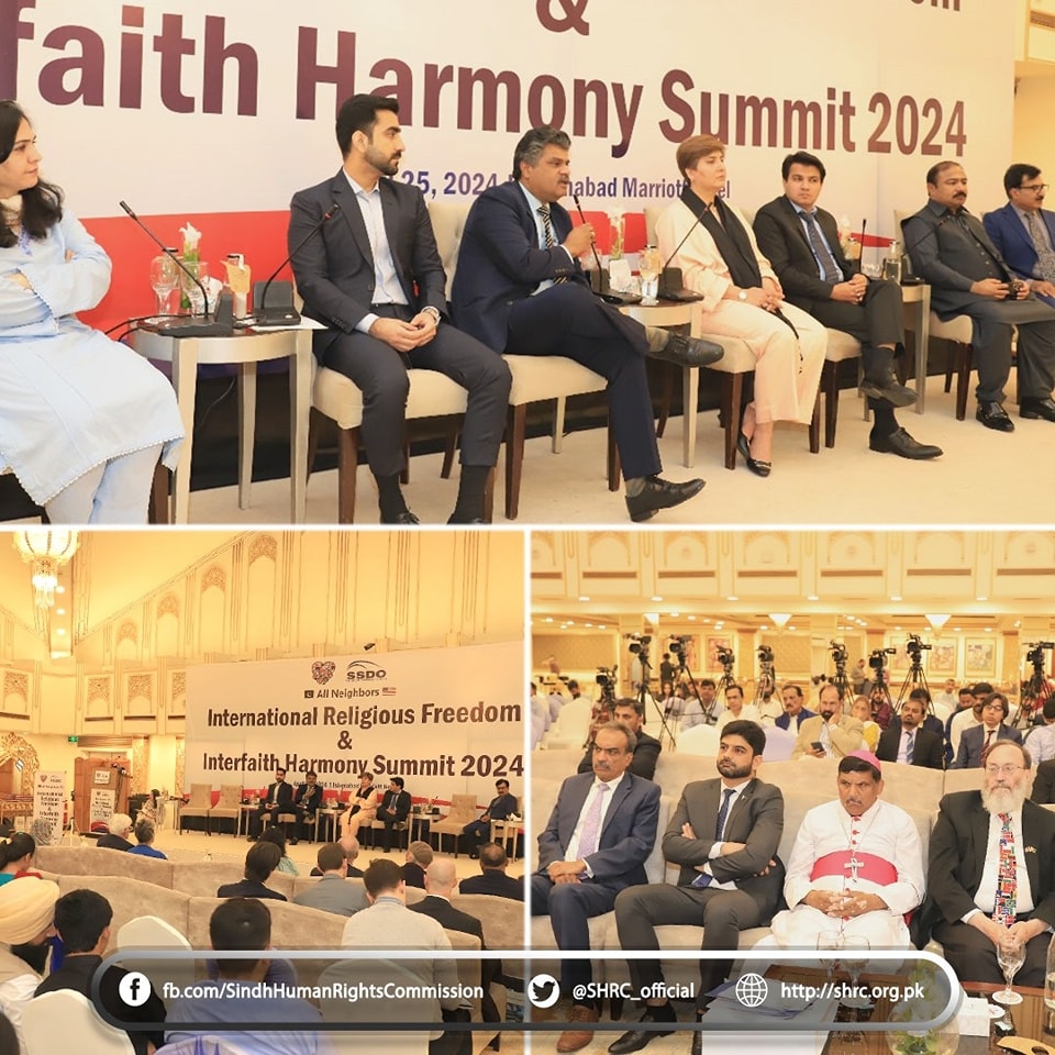 The International Religious Freedom and Interfaith Harmony Summit 2024, hosted by SSDO Pakistan