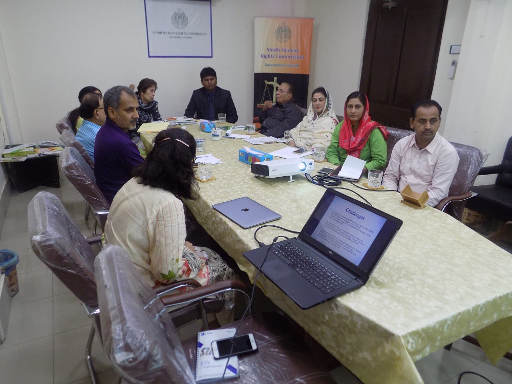 Meeting with Veergi Kohli, special Assistant to CM on Human Rights
