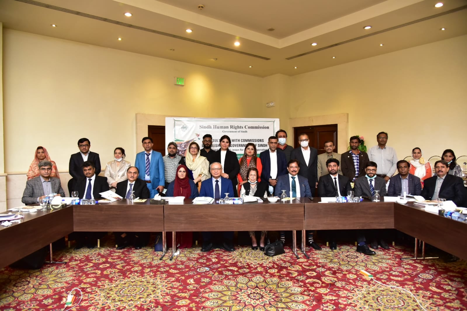 Round of deliberations with all the Commissions established by the Government of Sindh