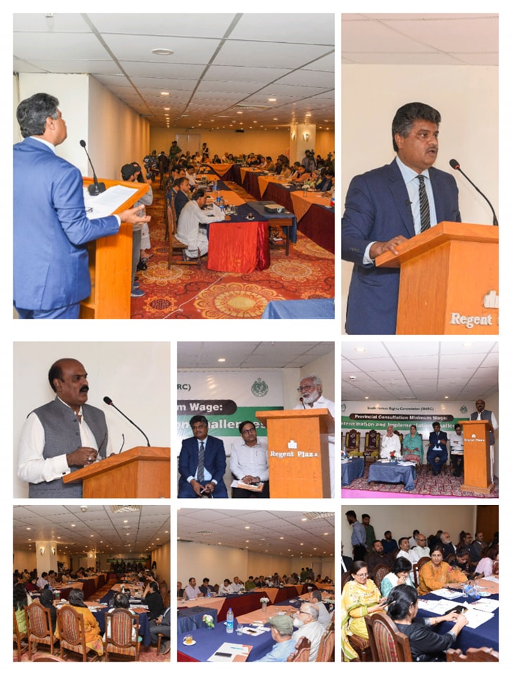 Sindh Human Rights Commission's Provincial Consultation on Minimum Wage: Determination and Implementation Challenges