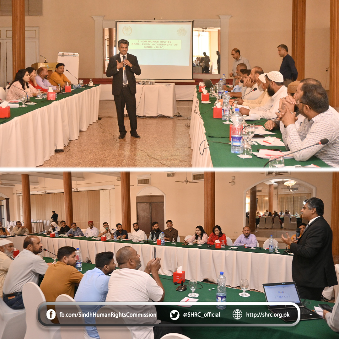 SHRC Chairperson Iqbal Detho at Supply Chain Due Diligence Workshop & PLA Launch