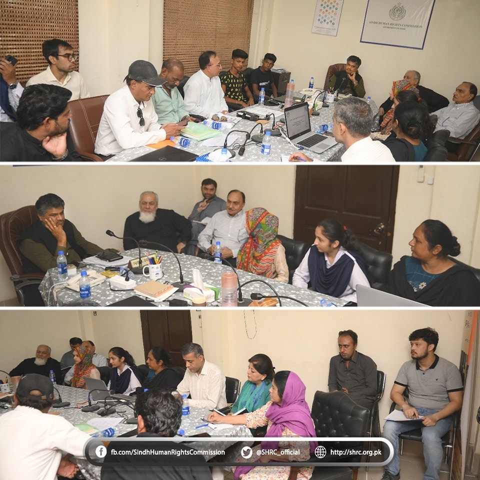 The delegation from the Research Advocacy and Social Training Institute RASTI Pakistan visited the Sindh Human Rights Commission (SHRC) office.
