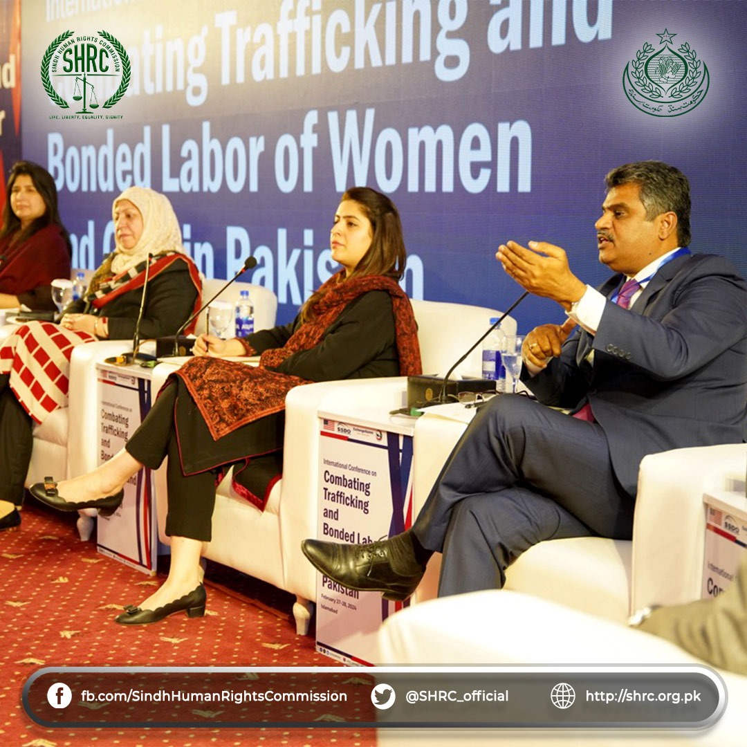 SSDO Pakistan organized the International Conference on combating human trafficking and bonded labor of women and girls in Pakistan.