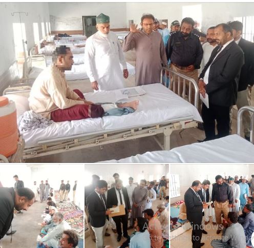Mr. Mohsin Sajjad, Law Consultant of SHRC Regional office Sukkur, visited Central Jail, Larkana.