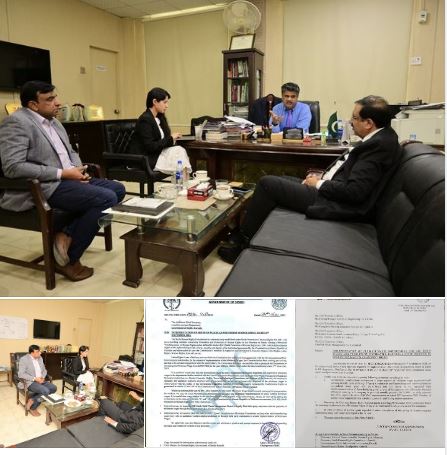 Chairperson (SHRC) meeting with MD of Sindh Solid Waste Management Board