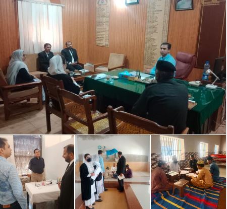 Mr. Mohsin Sajjad, Law Consultant of SHRC Regional office Sukkur, visited Juvenile and Women Jail Sukkur.