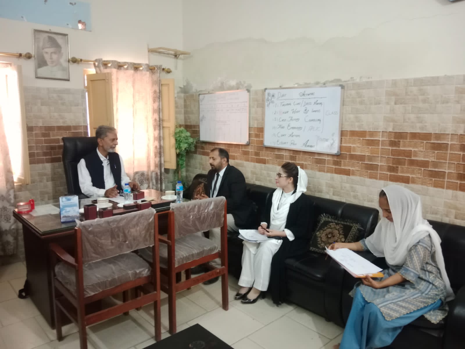 Mr. Mohsin Sajjad, Law Consultant of SHRC Regional office Sukkur, visited Dar-ul-Aman Sukkur