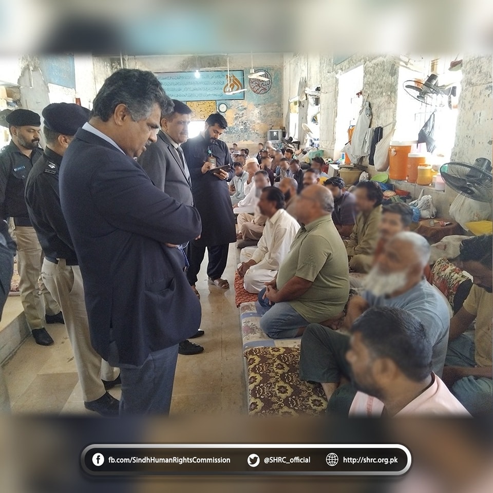 SHRC Chairperson Visits Central Jail Karachi, Focuses on Inmate Rights and Legal Aid