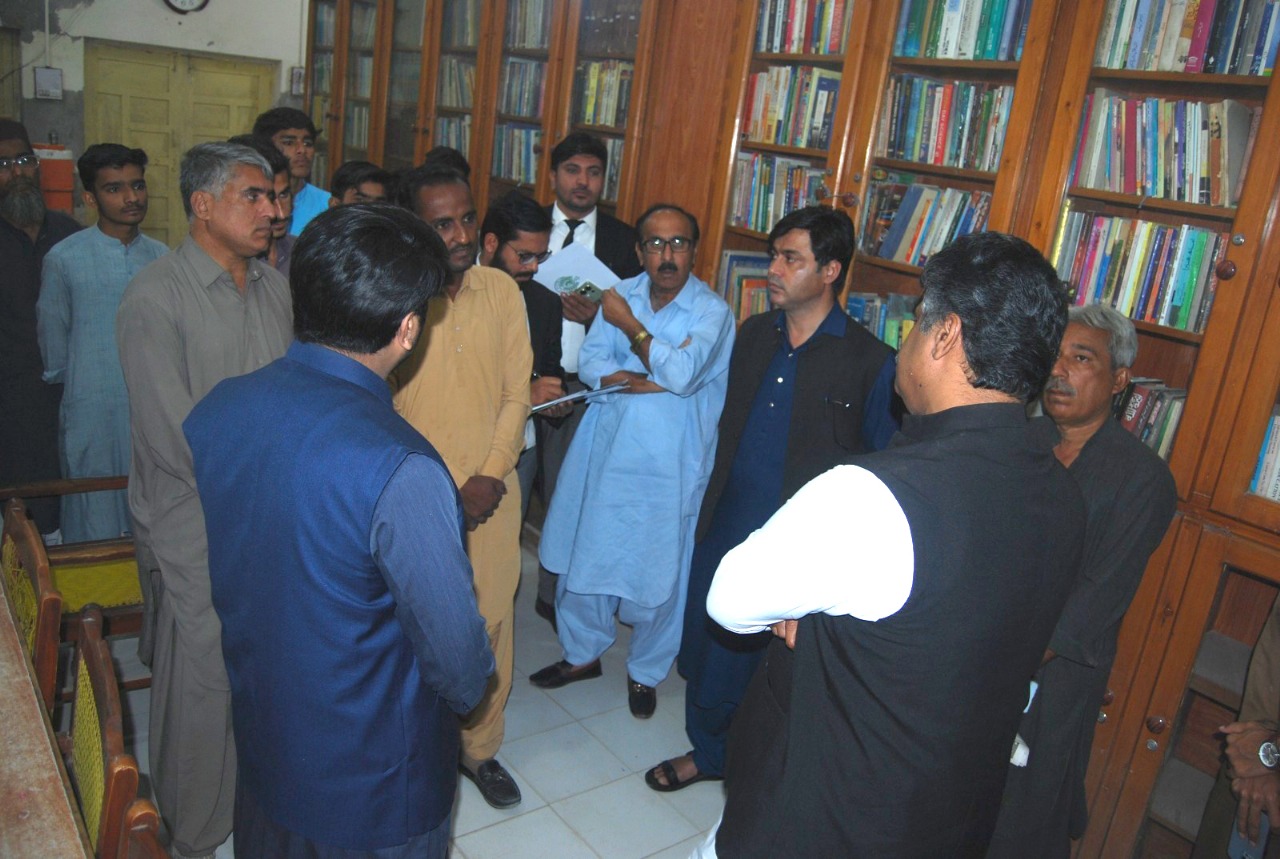 SHRC Chairperson Assesses Conditions at Shahdadkot Municipal Library