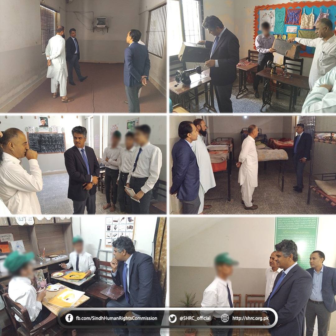 Chairperson (SHRC)  visited the Remand Home & Certified School Karachi 
