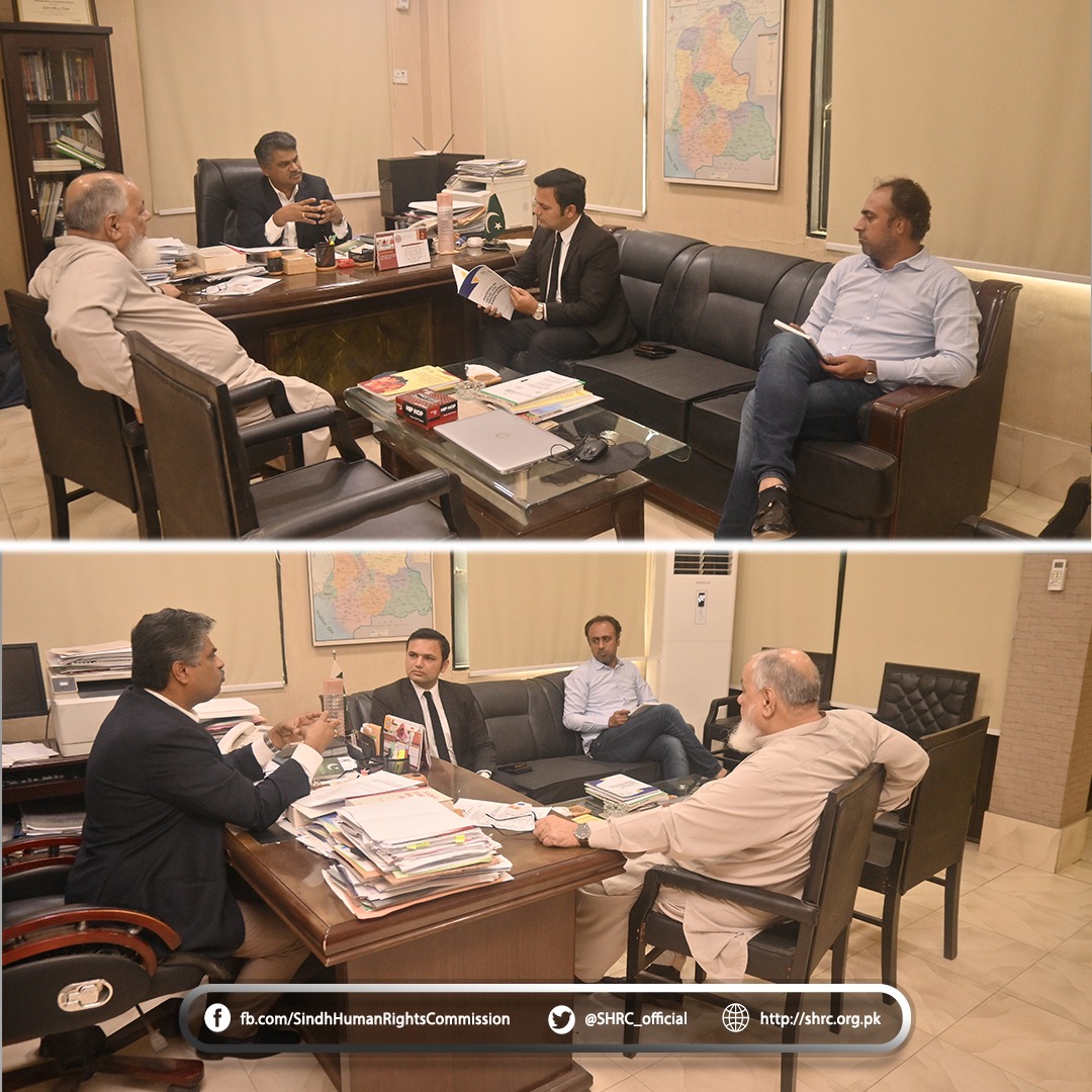 SHRC Leadership Meets Karachi Bar Human Rights Committee Chair