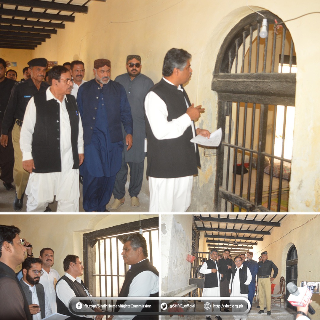 SHRC Chairperson and Judicial Member Visit Kandhkot Judicial Lockup to Assess Conditions