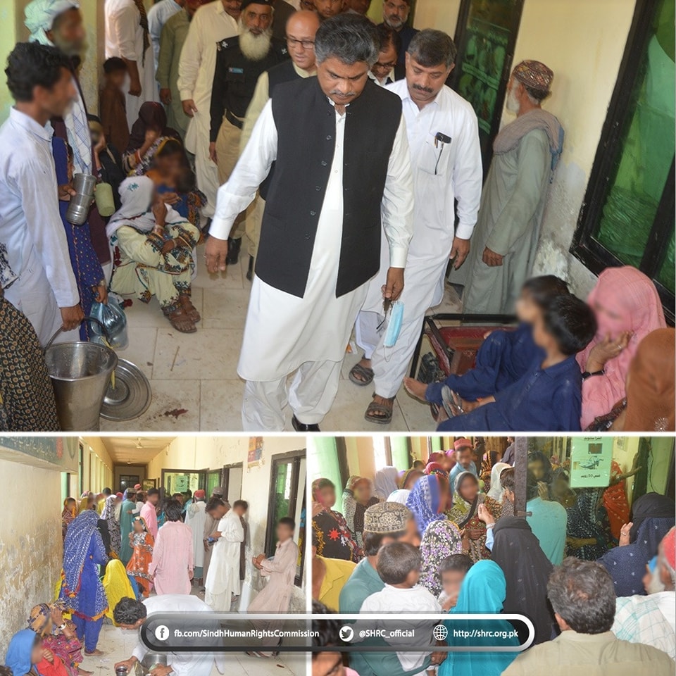 SHRC Chairperson and Judicial Member Visit THQ Kandhkot to Assess Healthcare Facilities