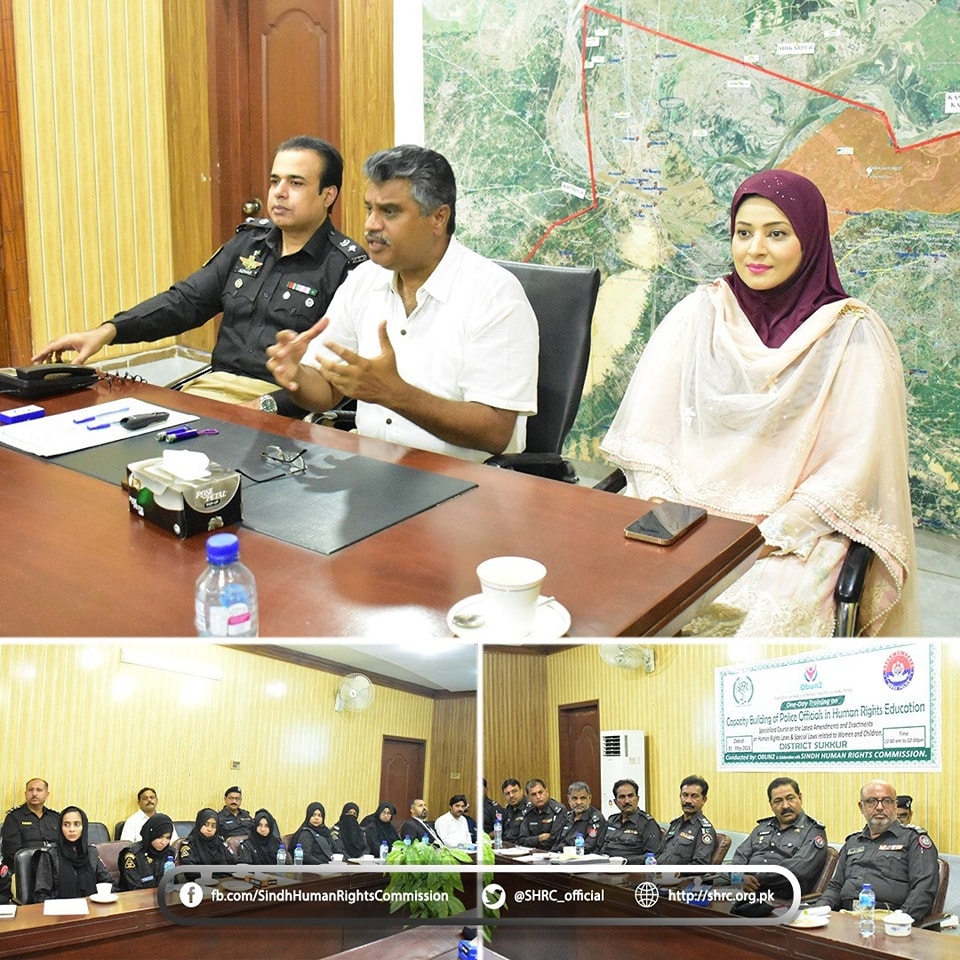 SHRC Holds Human Rights Training for Police Officials in Sukkur
