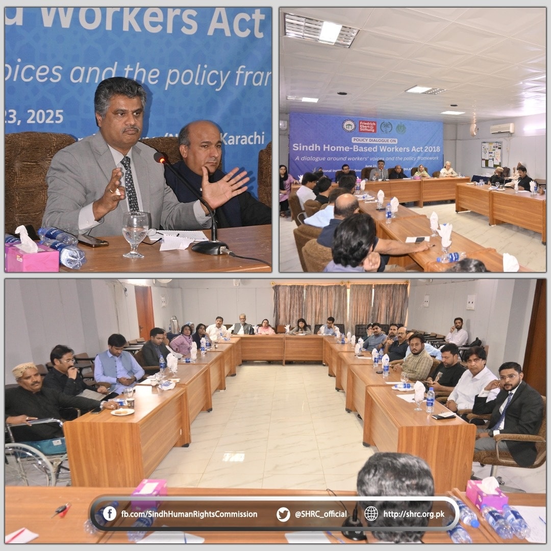 Policy Dailogue on Sindh Home-Based Workers Act 2018