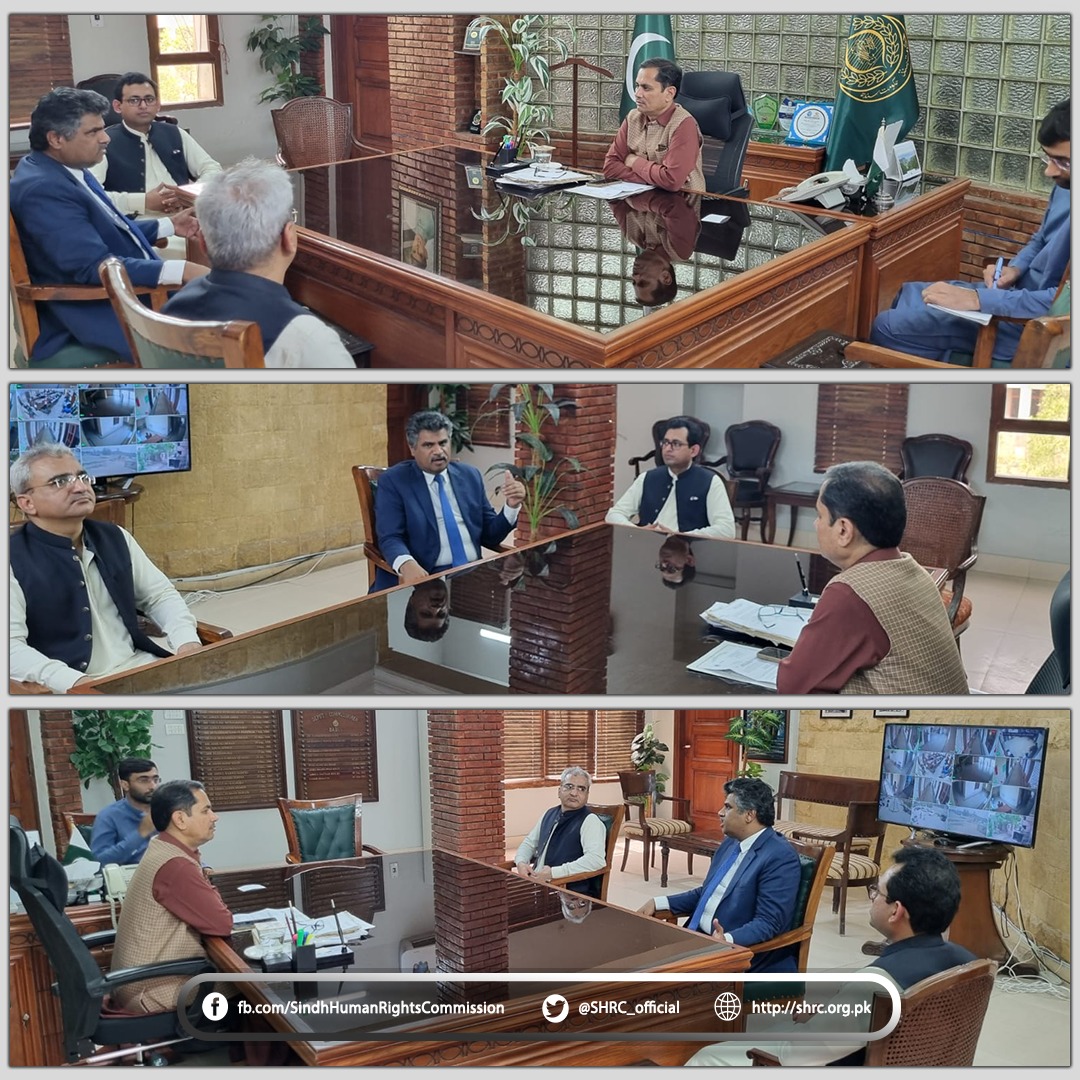 SHRC Chairperson Meets DC Badin to Address Regional Human Rights and CSR Issues