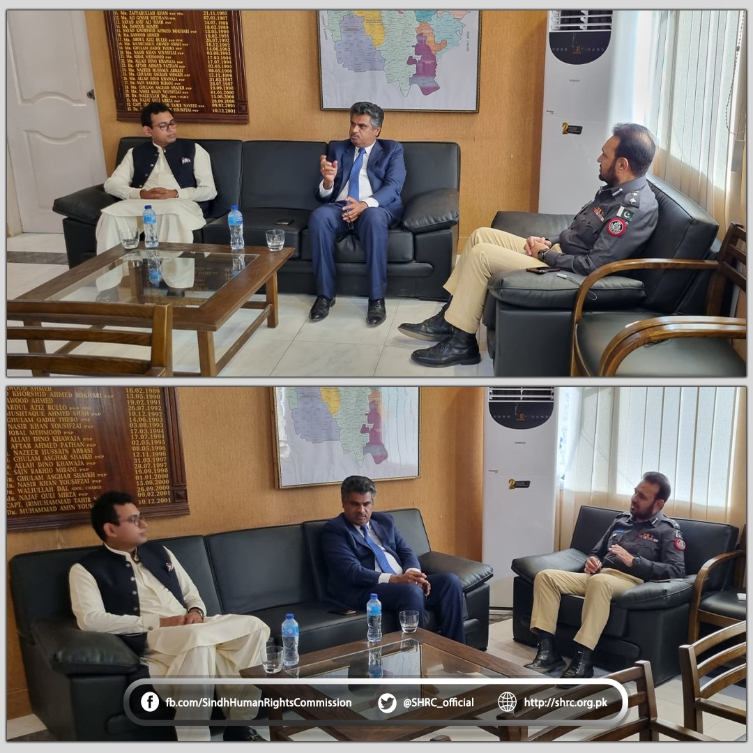 SHRC Chairperson Discusses Human Rights Conditions with SSP Badin