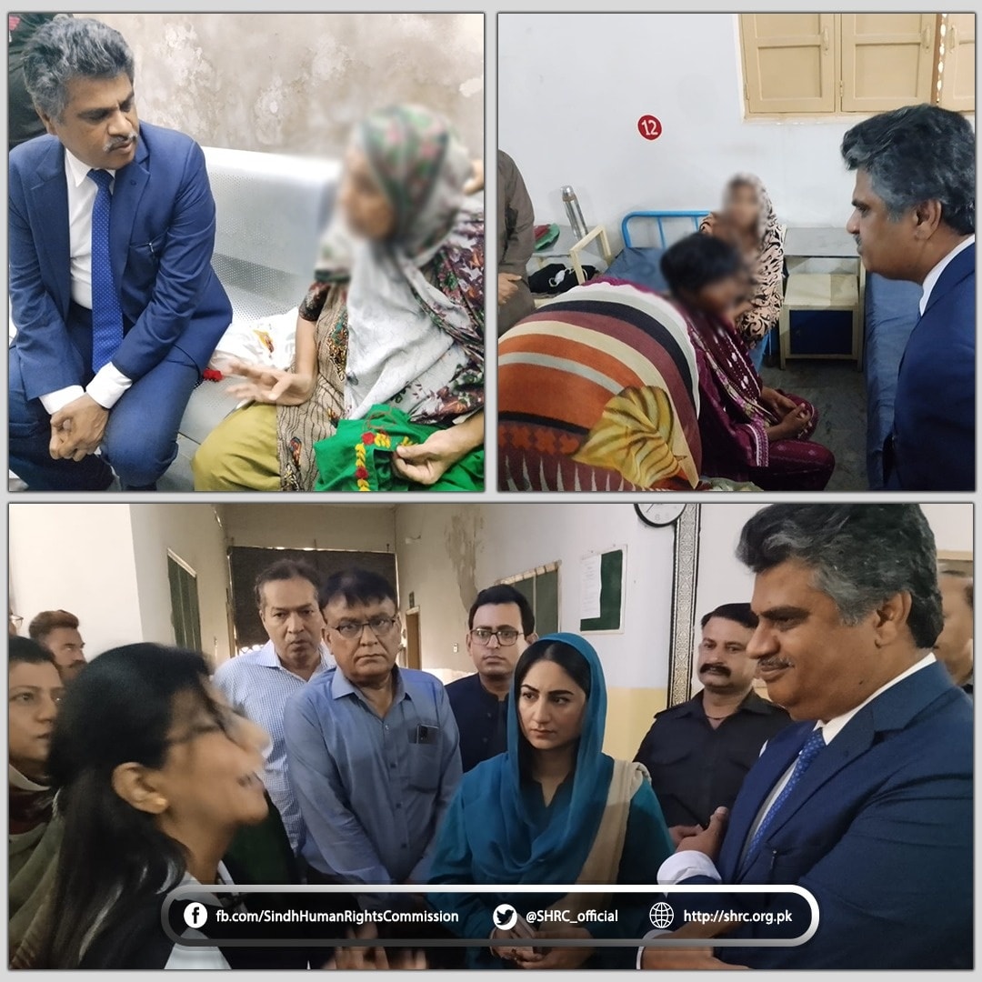 SHRC Chairperson visits Sir Cowasjee Jehangir Institute, urges elderly care home completion and mental health reform