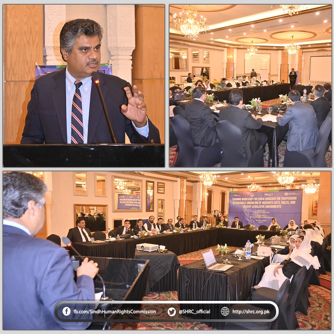 SHRC Chairperson speaks on trafficking and migrant smuggling laws