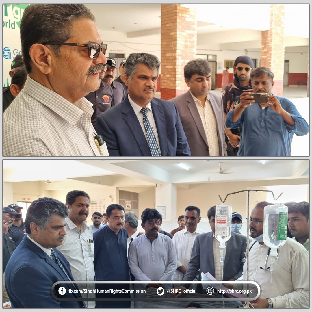 Special Assistant to CM and SHRC Chairperson Visit Civil Hospital Umerkot to Assess Human Rights Conditions